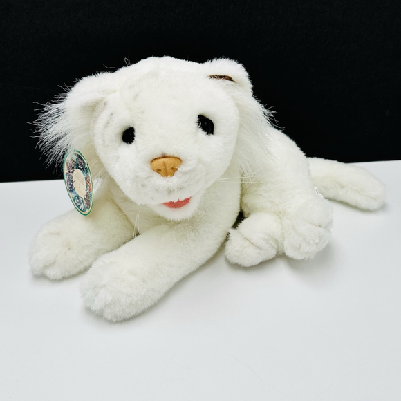 Kellytoy Other - VTG Kellytoy Jungle Fantasies White Tiger Original Tag Plush Stuffed Animal 13”